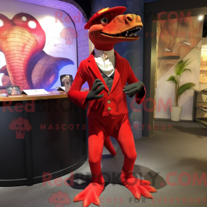 Red Dimorphodon mascot...