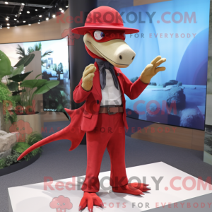 Red Dimorphodon mascot...
