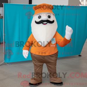 Rust Ice Cream Cone mascot...
