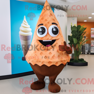Rust Ice Cream Cone mascot...