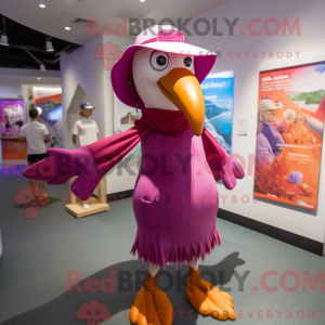 Magenta Albatross mascot...