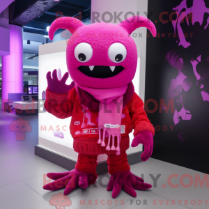 Magenta Demon Maskot...