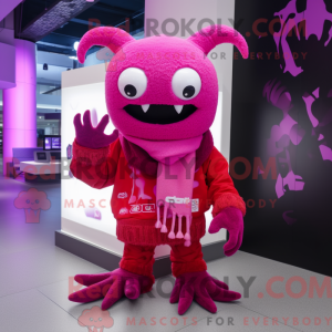 Magenta Demon maskot...