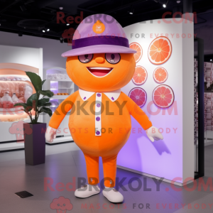 Lavender Grapefruit mascot...