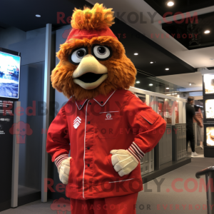 Red Fried Chicken mascot...