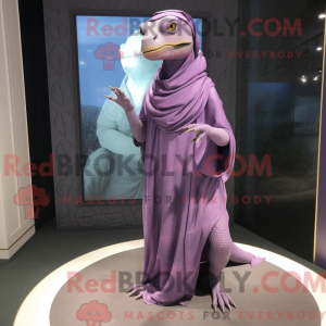 Lavendel Iguanodon mascotte...