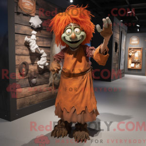 Rust Witch mascot costume...