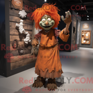Rust Witch mascottekostuum...