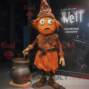 Rust Witch mascot costume...