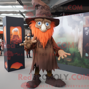 Rust Witch mascot costume...