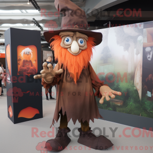 Rust Witch mascottekostuum...