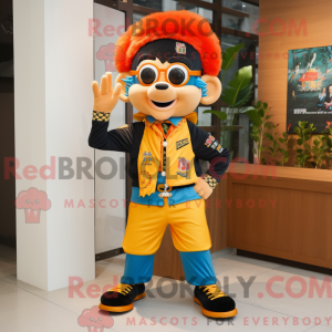 Konge maskot kostume...