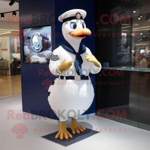 Navy Goose mascotte kostuum...