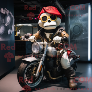 Cream Pirate mascot costume...