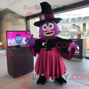 Magenta Vampire mascot...