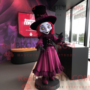 Magenta Vampire mascot...