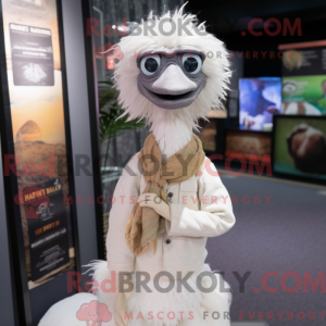 White Emu mascot costume...