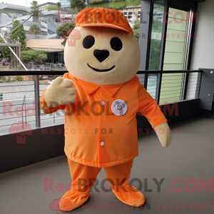Orange Seal-mascottekostuum...
