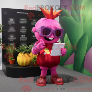 Magenta Mango maskot...