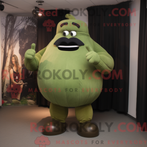 Olive Strongman mascot...