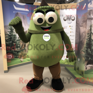 Olive Strongman mascot...