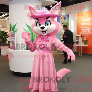 Maskottchenkostüm Rosa...
