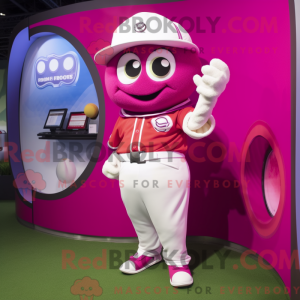 Disfraz de mascota Magenta...