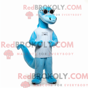 Sky Blue Brachiosaurus...