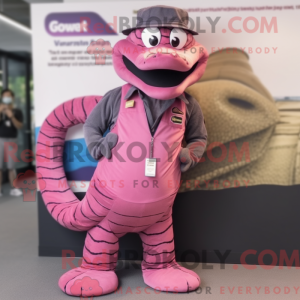 Pink Anaconda maskot...