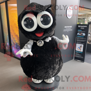 Black Oyster mascot costume...