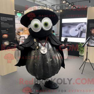 Black Oyster mascot costume...