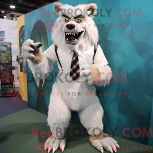 White Werewolf mascot...