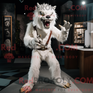 White Werewolf mascot...