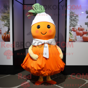 Orange Turnip mascot...