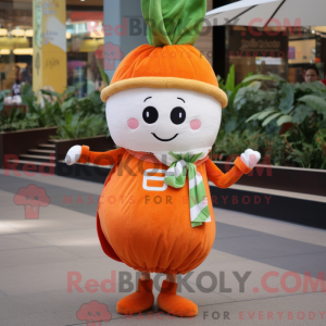 Orange Turnip mascot...