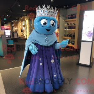 Blue Queen-maskotdraktfigur...