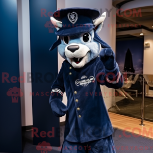 Navy Chupacabra maskot...