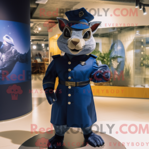 Navy Chupacabra maskot...