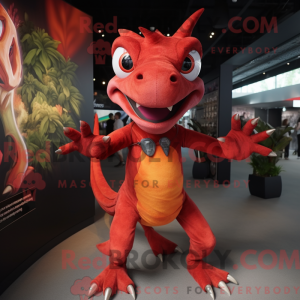Red Dimorphodon mascot...