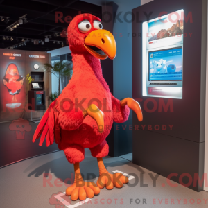 Red Dodo Bird maskot...