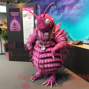 Magenta Trilobite mascot...