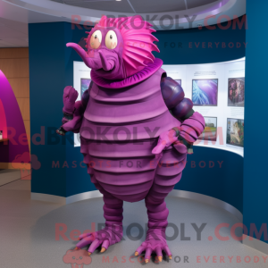 Magenta Trilobite mascot...