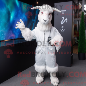 White Goat mascot costume...