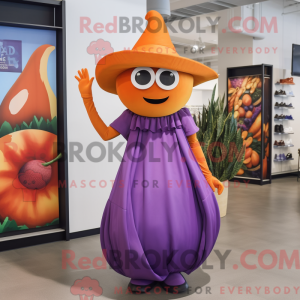 Orange Eggplant mascot...