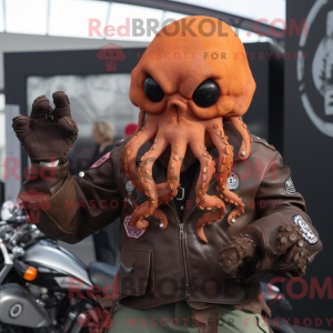 Rust Kraken maskot kostume...