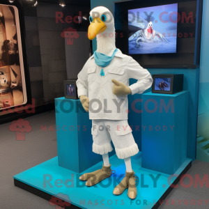 Cyan Albatross mascot...