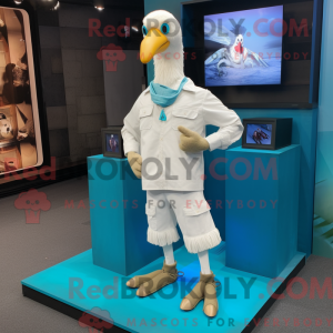 Maskotdraktfigur Cyan...