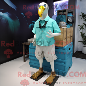 Cyan Albatros Maskottchen...