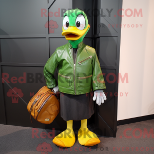 Figura de máscara de pato...