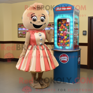 Tan Gumball Machine mascot...